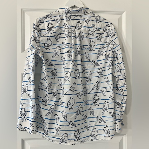 TALBOTS | Bird Button-down Shirt 🐦 M - Picture 8 of 9